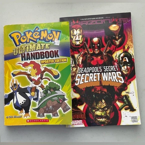 Pokemon Ultimate Handbook & DEADPOOL'S SECRET SECRET WARS #1 - Picture 1 of 10